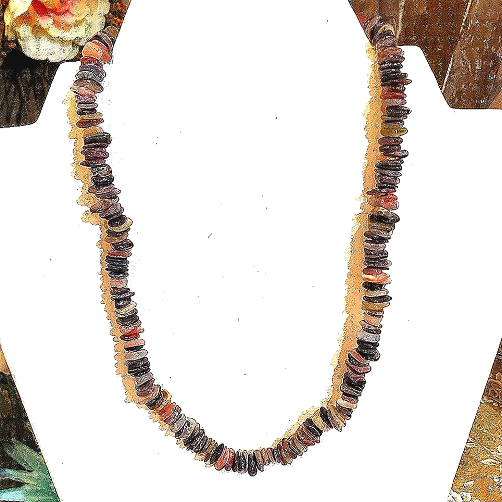 GENUINE NATURAL SMOOTH PUKA SHELL NECKLACE 🐚 - Picture 2 of 7